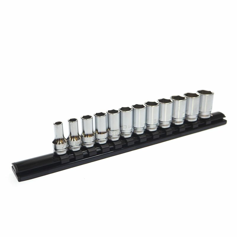 Ko-ken(コーケン)Z-EAL 3/8(9.5mm)SQ. 6角セミディープソケットレールセット 12ヶ組 RS3300XZ/12