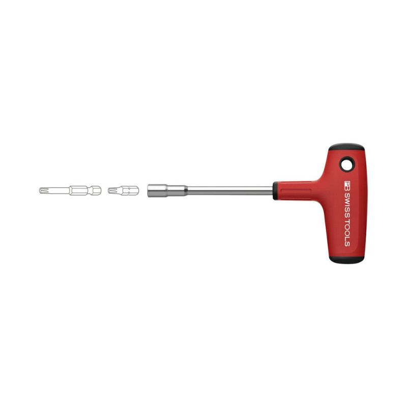 PB SWISS TOOLS(ピービースイスツールズ)クロスハンドル ビットドライバーハンドル 1254.10-100M