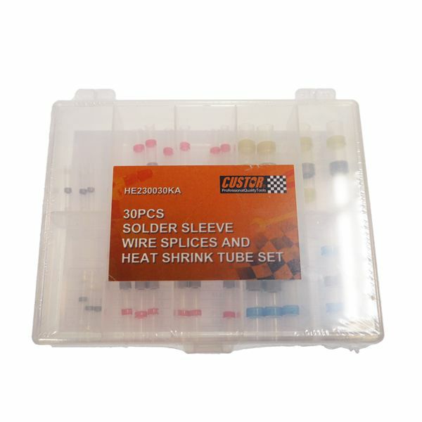CUSTOR(クストー)30pc ハンダ入り防水性熱収縮チューブセット