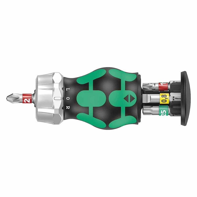 Wera(ヴェラ)Kraftform クラフトフォームコンパクトスタビーラチェットドライバー Kompakt Stubby Magazin RA 1