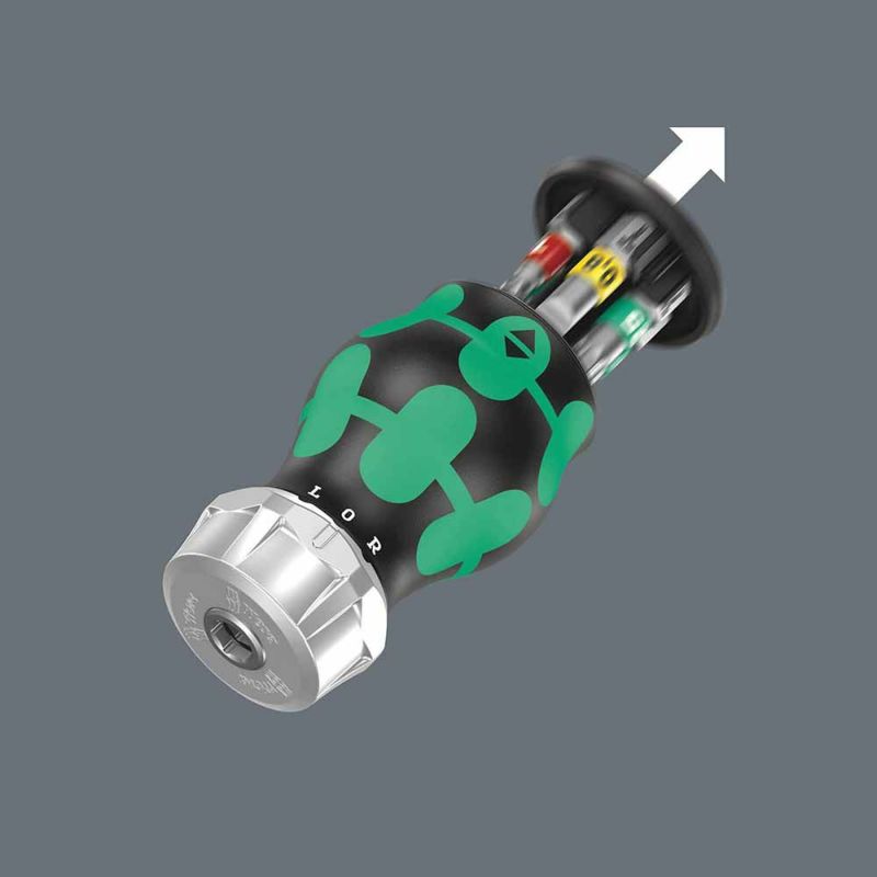 Wera(ヴェラ)Kraftform クラフトフォームコンパクトスタビーラチェットドライバー Kompakt Stubby Magazin RA 1