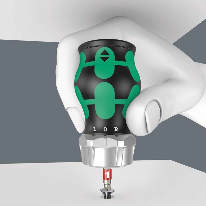 Wera(ヴェラ)Kraftform クラフトフォームコンパクトスタビーラチェットドライバー Kompakt Stubby Magazin RA 1