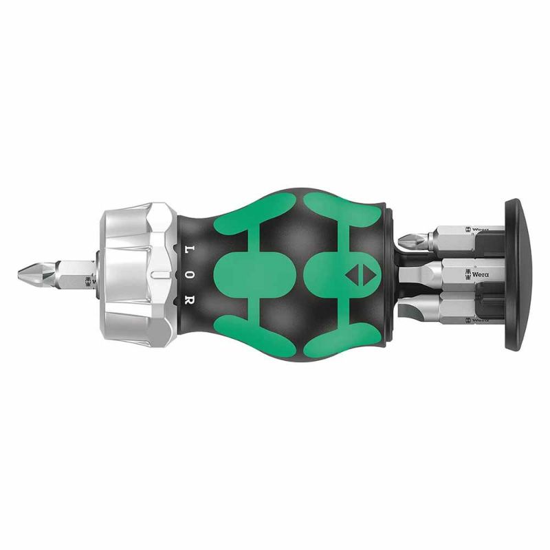Wera(ヴェラ)Kraftform クラフトフォームコンパクトスタビーラチェットドライバー Kompakt Stubby Magazin RA 4