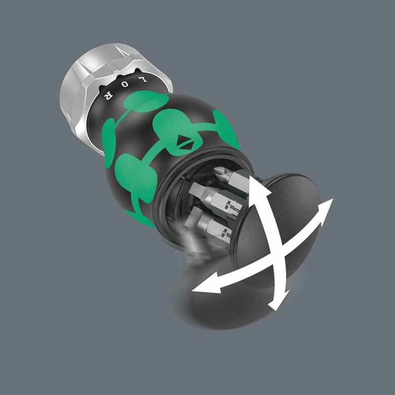 Wera(ヴェラ)Kraftform クラフトフォームコンパクトスタビーラチェットドライバー Kompakt Stubby Magazin RA 4