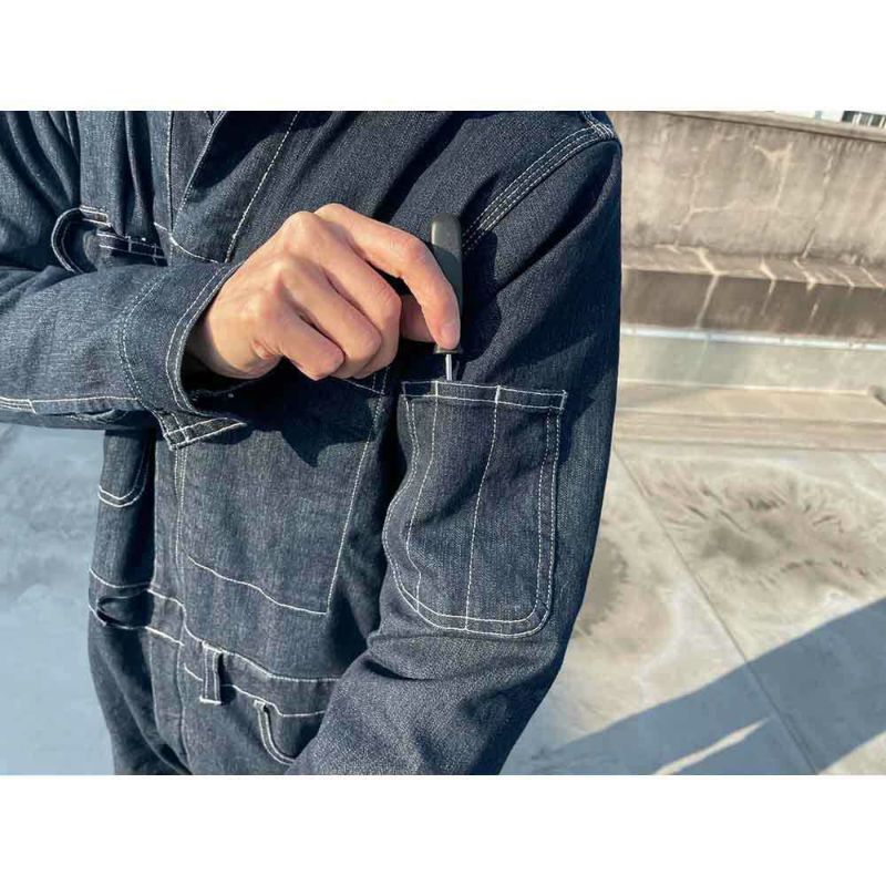 SIGNET(シグネット)デニムツナギ長袖 LL 49629