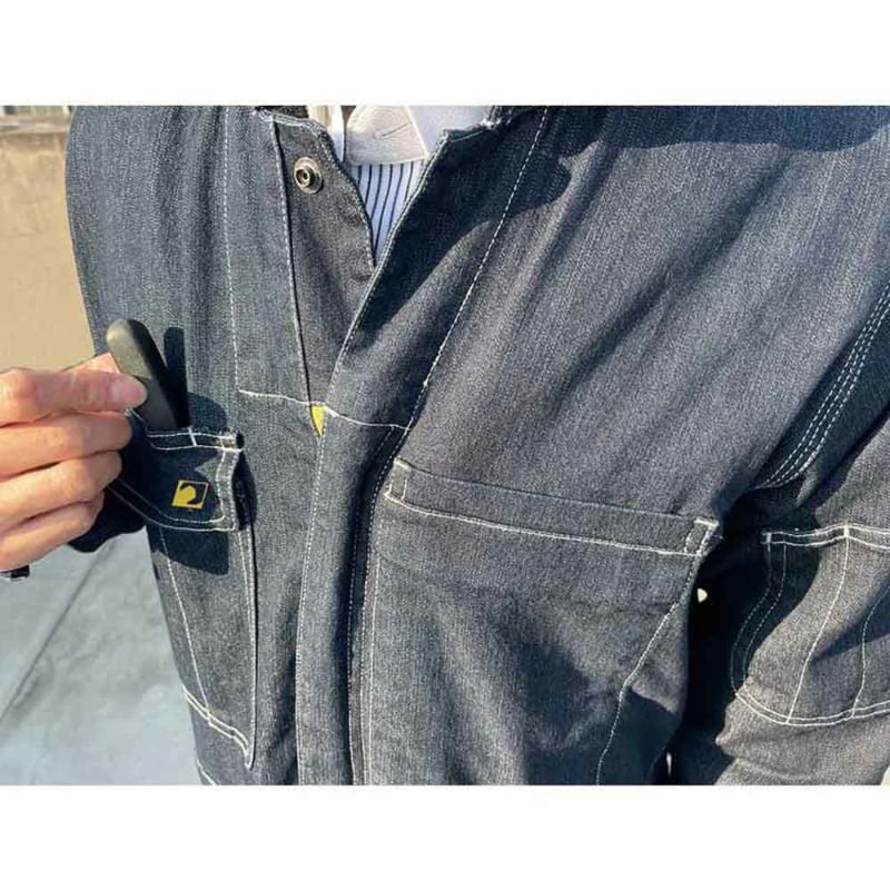 SIGNET(シグネット)デニムツナギ長袖 S 49626