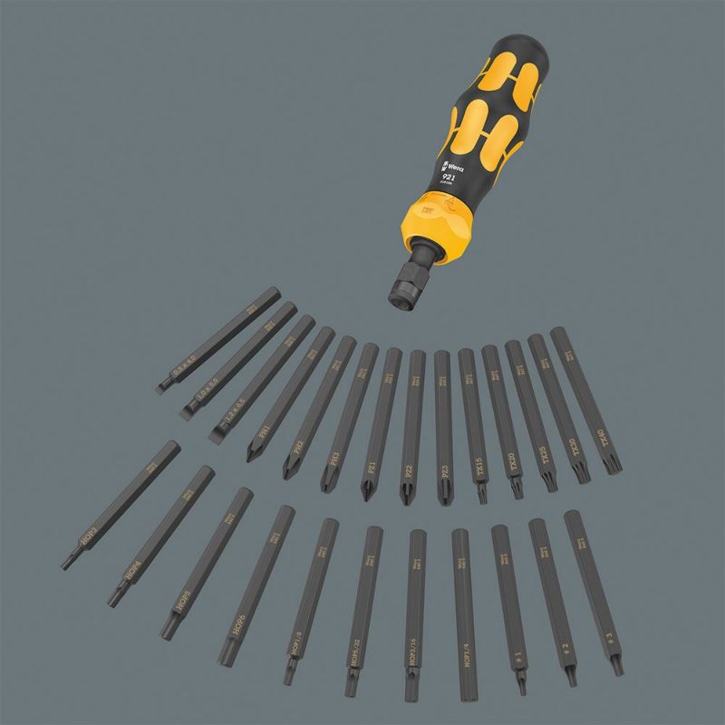 Wera(ヴェラ)クラフトフォームコンパクト 900 貫通ドライバー&ビット&インパクトドライバーセット