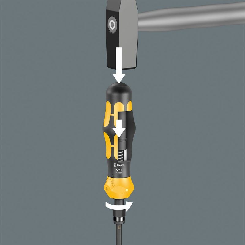 Wera(ヴェラ)クラフトフォームコンパクト 900 貫通ドライバー&ビット&インパクトドライバーセット