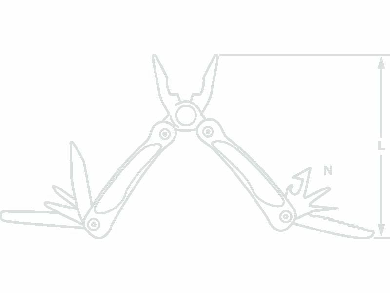 BAHCO(バーコ)ミニ折りたたみ式多機能マルチツール MTT121