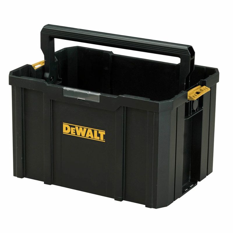 デウォルト(DEWALT) TSTAK 収納ボックス Sサイズ 工具箱 収納ケース ツールボックス 積み重ね収納 ブロッククッション付き DWST83345-1