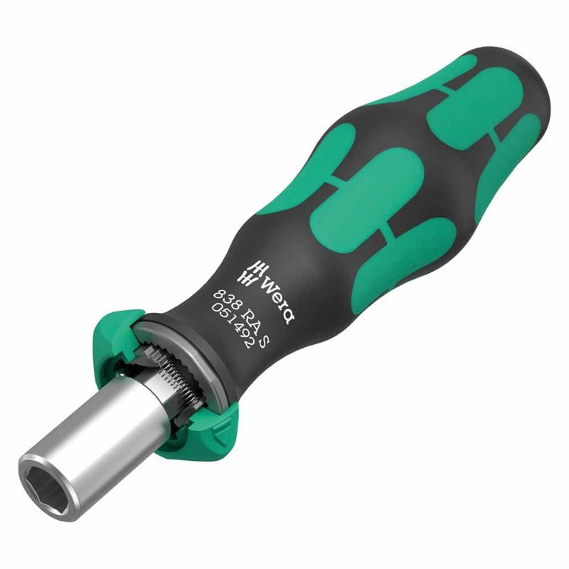 Wera(ヴェラ)ラチェット機能付きビットホルダー 838RA S