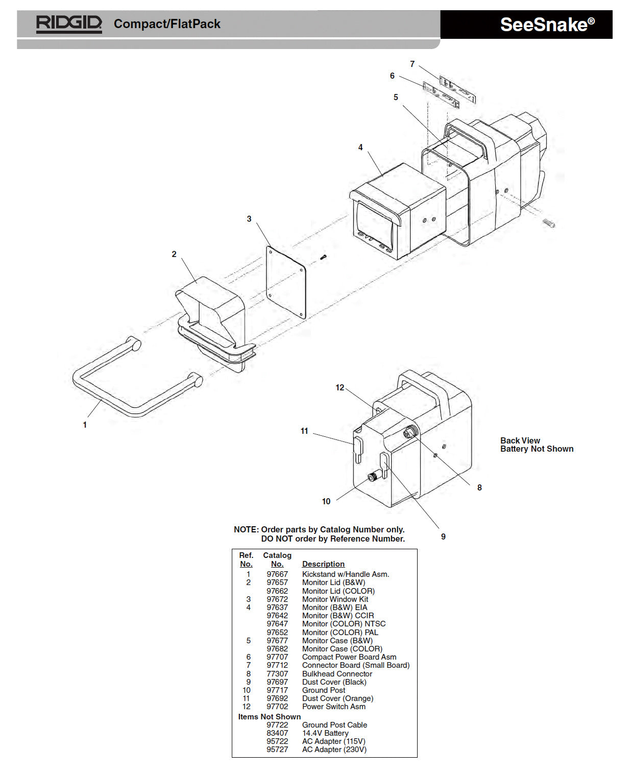 RIDGID(リジッド) キックスタンド ハンドル F/コンパクト 97667