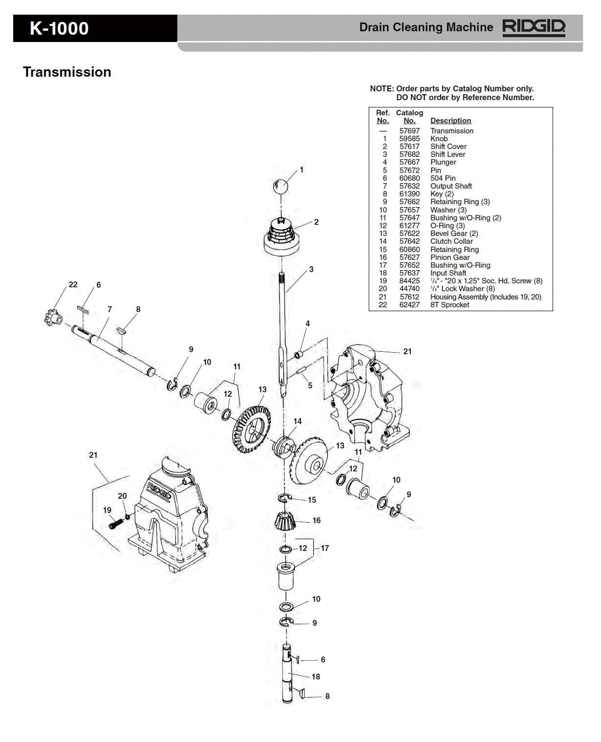 RIDGID(リジッド) E-1718 ロック ワッシャー F/K-37 (5個入) 44740