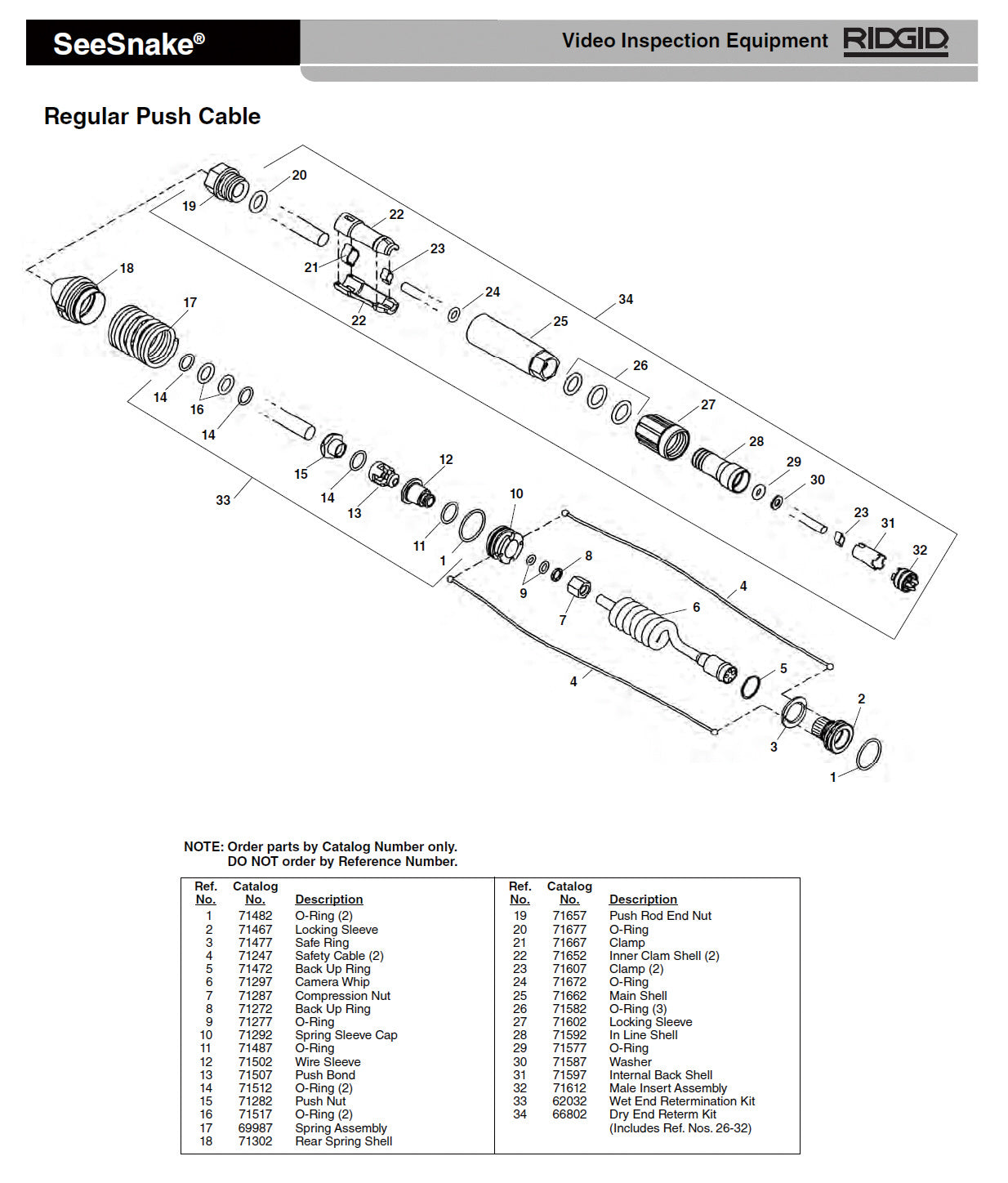 RIDGID(リジッド) スプリングアッセンブリー (シースネイクレギュラー用) 69987