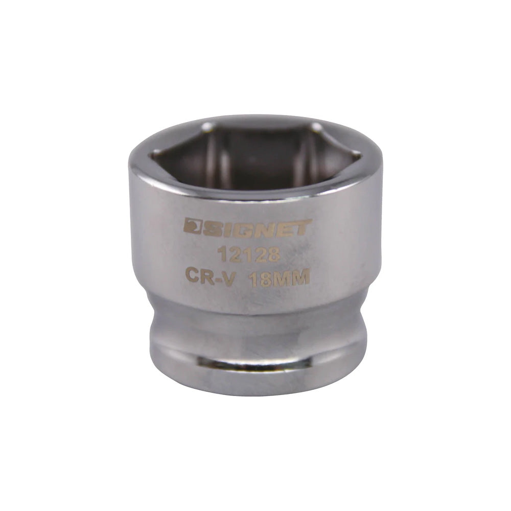 3/8”DR ショートソケット(6角)