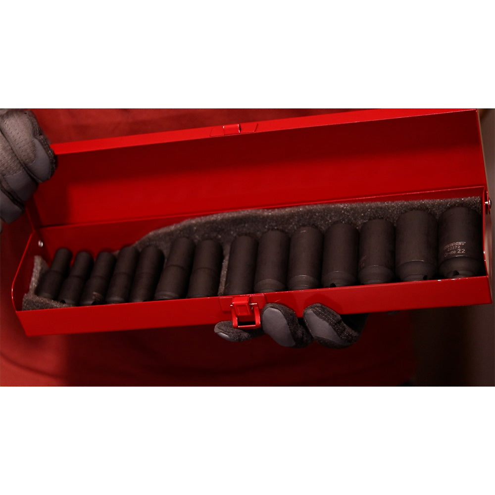 SIGNET 3/8DR 14PC ミリ ディープインパクトソケットセット 22296