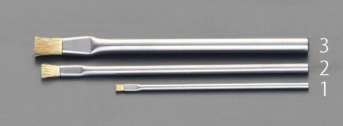 ESCO(エスコ) 3本組 導電ブラシセット(真鍮製) EA109AH-5