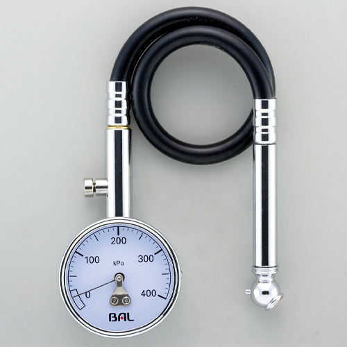 大橋産業(BAL) 50- 400kPa タイヤゲージ(270mmホース付) No.1224