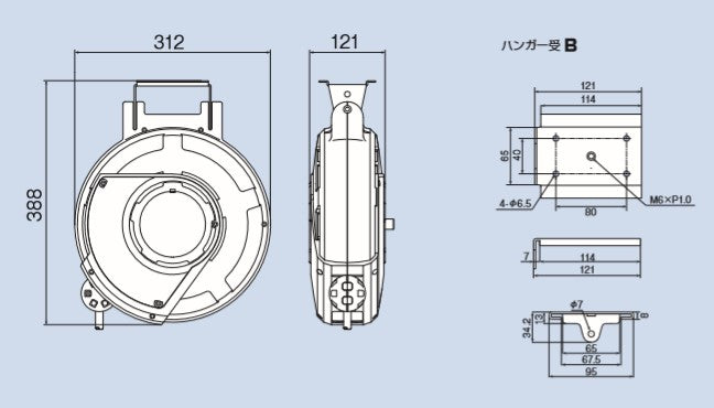 エスコ寸法図