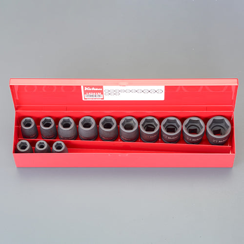コーケン(Ko-ken) 1/2"DR/10-27mm(13個組) インパクトソケット 14241M