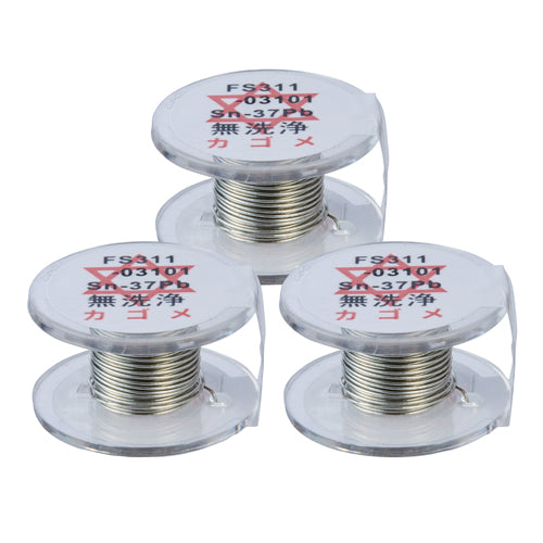白光 φ0.3mm/1m 鉛入りはんだ(3個) FS311-03301