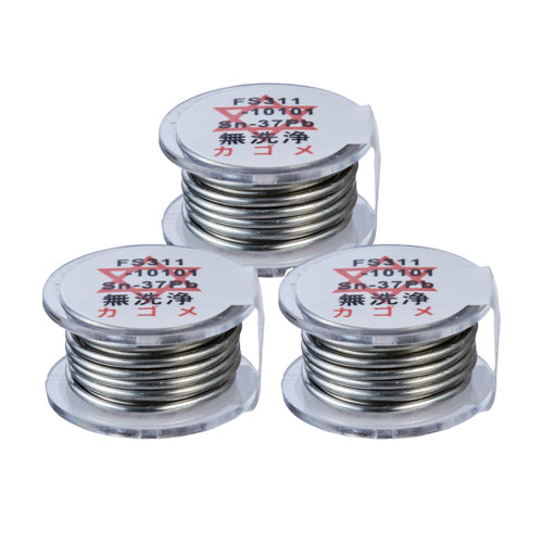 白光 φ1.0mm/1m 鉛入りはんだ(3個) FS311-10301