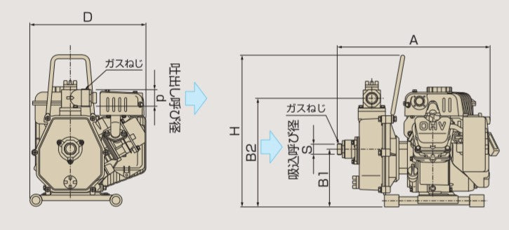 エスコ寸法図