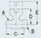 エスコ寸法図