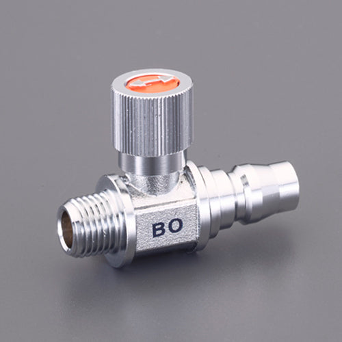 アソー(ASOH) R 1/4" ミニボールバルブ(カップリング接続) BD-1200R