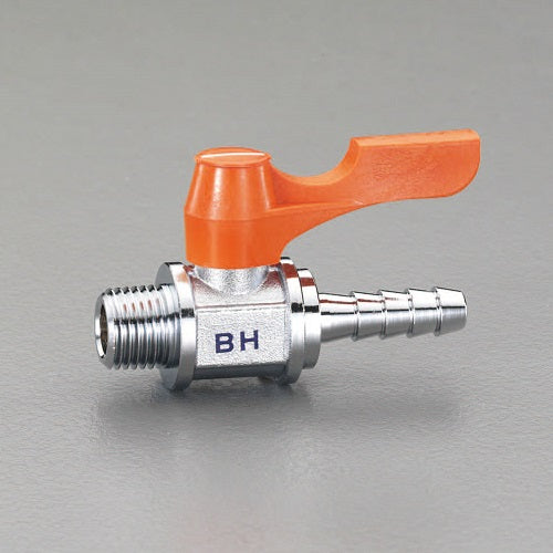 アソー(ASOH) R 1/4"x 6.0mm ボールバルブ(ステム式・ミニチュア) BH-1206R