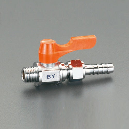 アソー(ASOH) R 1/4"x 9.0mm ミニボールバルブ BY-1209R