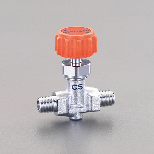 アソー(ASOH) R1/8"xR1/8" ニードルバルブ(ROHS対応品) CS-1011R
