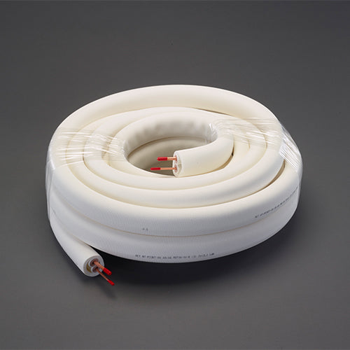 ESCO(エスコ) 1/4"x3/8" 難燃被覆銅管(20mm厚/20m) EA436CB-1