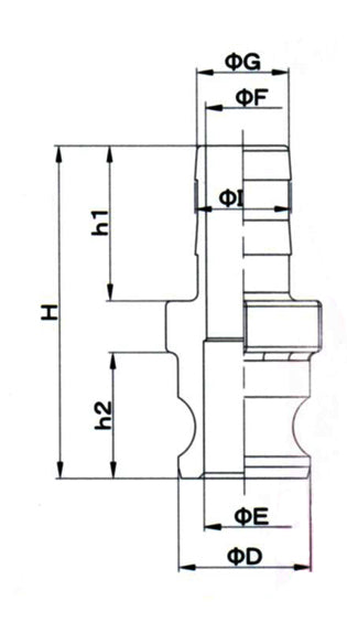 エスコ寸法図