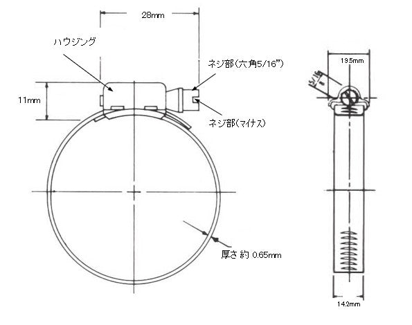 エスコ寸法図