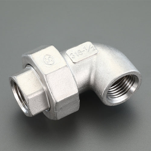 オンダ製作所 Rc1/2" ユニオンエルボ(ステンレス製) SMUL-15