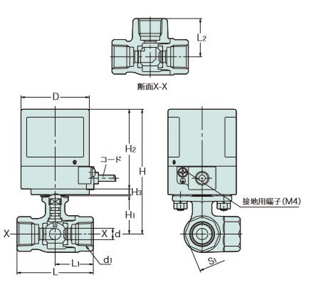 エスコ寸法図