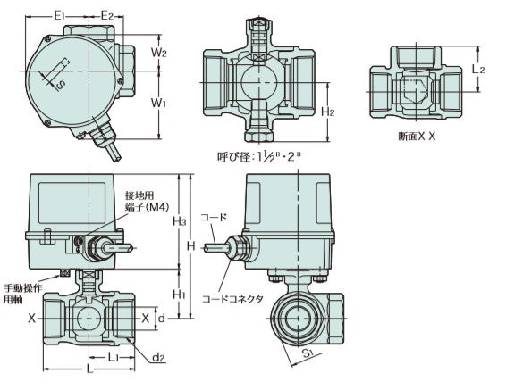 エスコ寸法図