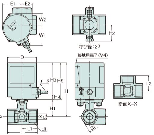 エスコ寸法図