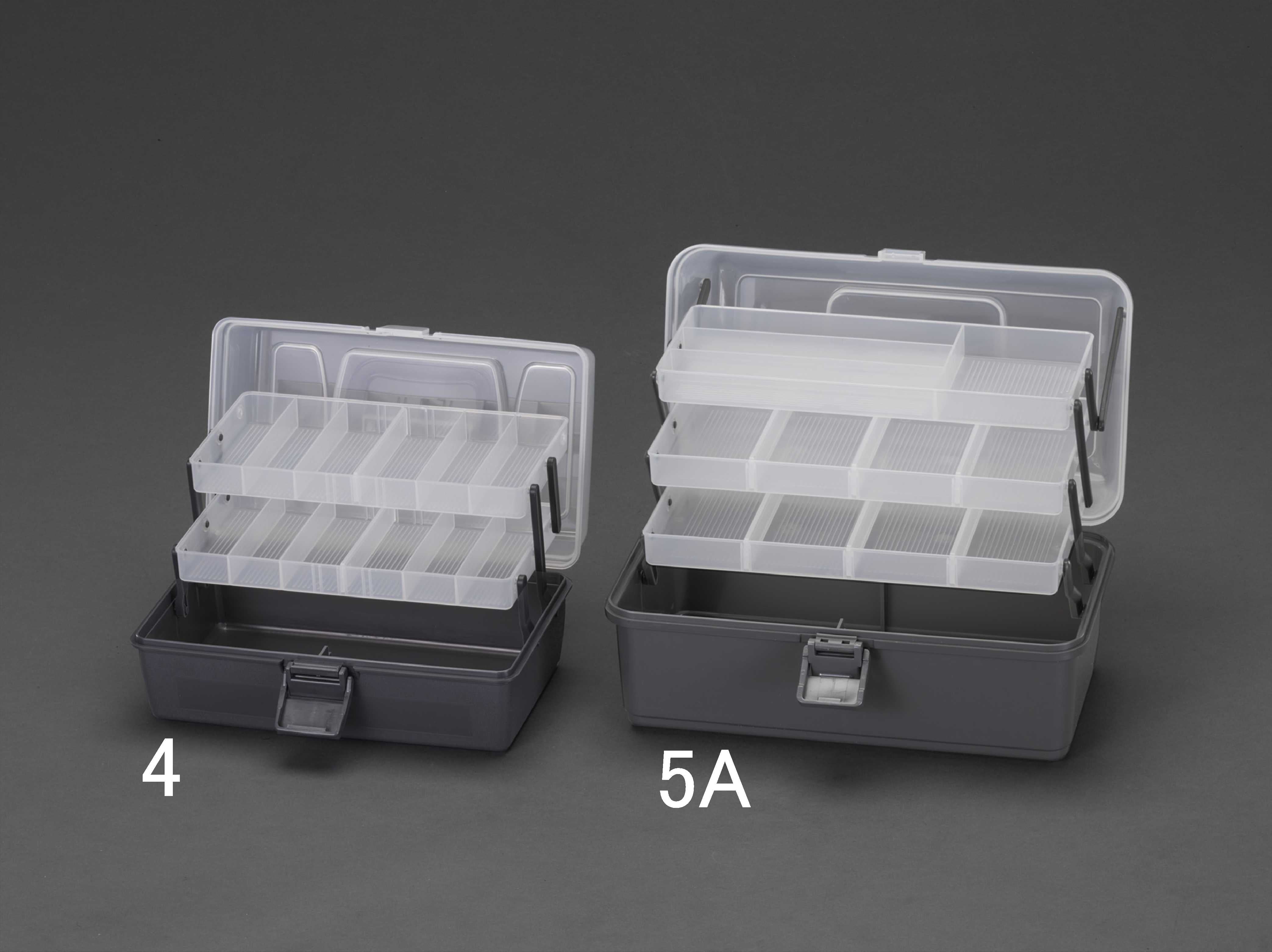 明邦化学工業(MEIHO) 305x190x140mm 工具箱(2段皿付) EA505-4