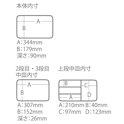 明邦化学工業(MEIHO) 368x225x200mm 工具箱(3段皿付) EA505-5A