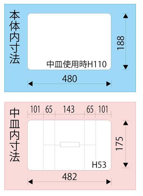エスコ寸法図