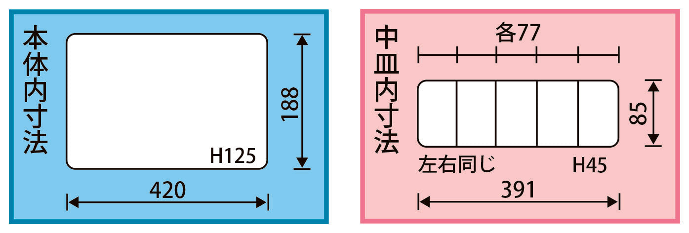 ESCO(エスコ) 450x230x243mm 工具箱(両開き/青) EA505KC-1