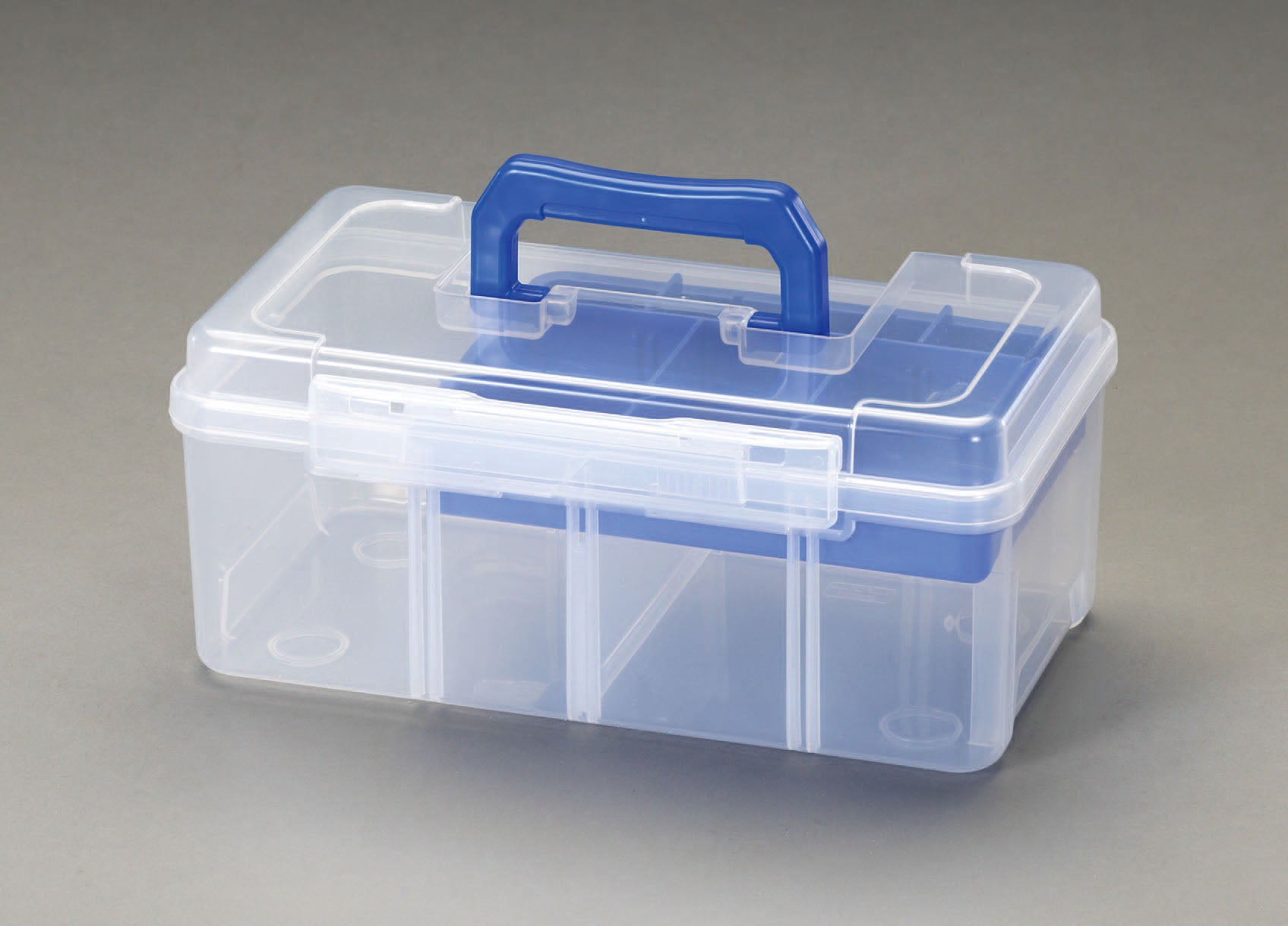 明邦化学工業(MEIHO) 297x180x126mm 工具箱(中皿付/青) EA505MC-1