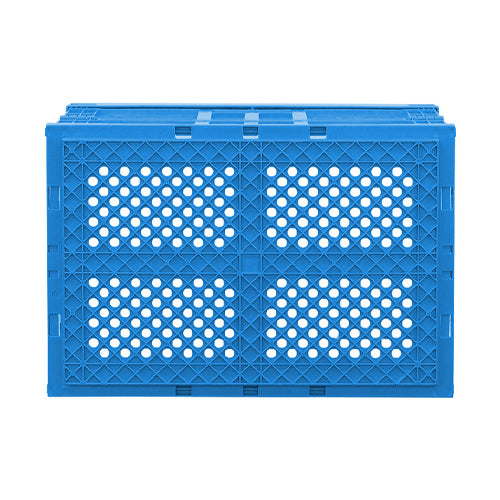 三甲(サンコー) 530x366x272mm/44.0L 折畳コンテナ(メッシュ・青) 550530