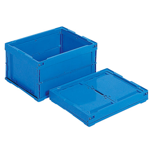 三甲(サンコー) 437x325x239mm/26.8L 折畳コンテナ(青) 551100