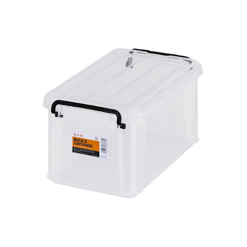 アイリスオーヤマ(IRIS OHYAMA) 345x205x165mm 収納ケース(バックル付/クリアー/6個) BL-6.6R