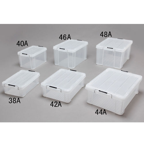 アイリスオーヤマ(IRIS OHYAMA) 450x295x255mm 収納ケース(バックル付/クリア/3個) BL-21R