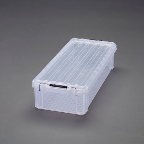 アイリスオーヤマ(IRIS OHYAMA) 710x300x160mm 収納ケース(バックル付/クリアー/4個) BL-20LR