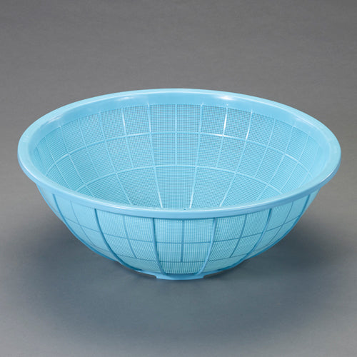 三甲(サンコー) φ608x220mm 大型ざる(ライトブルー/10個) 303500